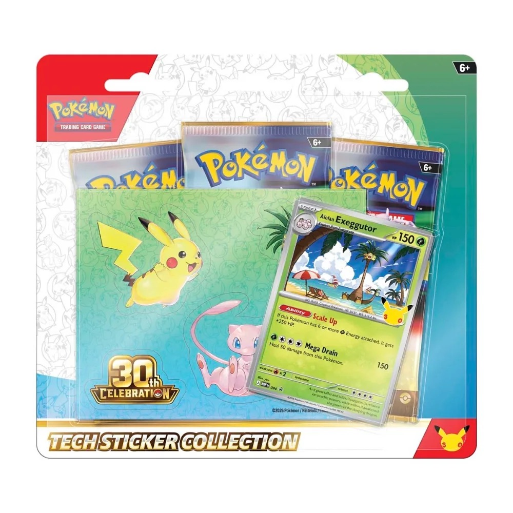 Pokémon 30e anniversaire — Tech Sticker Collection Noadkoko d’Alola