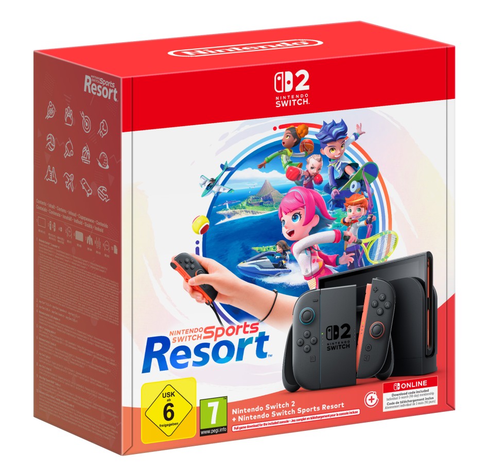 Nintendo Switch 2 + Nintendo Switch Sports Resort — pack fêtes